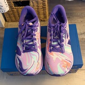 Brooks Multicolor Running Shoes - Purple and Pink Tye Dye